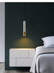 Lampu Gantung Meja Liontin Desain Nordik Dekorasi Rumah Toko Sederhana Ruang Tamu Hijau Keluaran Baru Marmer untuk Kafe - Product Image 5