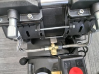 Mini pompe à piston industrielle de compresseur d'air silencieux sans huile portatif de 220V 5.5Hp 70L avec des composants de noyau de moteur de moteur à vendre