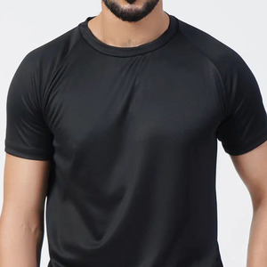 Workout Training Polyester/Spandex Quick Dry Breathable Gym T Shirt Custom Sport Active Athletic Clothing Fitted T Shirt For Gym - Product Image 3