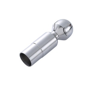 Balle de nettoyage rotative à 360° en acier inoxydable, type fixe fileté à installation rapide pour les agents de dragage de canalisations sanitaires - Product Image 1