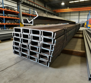 Acier en U structurel 200x75mm laminé à chaud, norme ASTM, haute capacité <span class=keywords><strong>de</strong></span> charge pour poutres <span class=keywords><strong>de</strong></span> construction lourde, découpe et pliage - Product Image 1