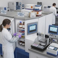 Incubateur à température constante de laboratoire 250L avec écran LCD, minuterie et contrôle de l'humidité, adapté à la recherche en aquaculture