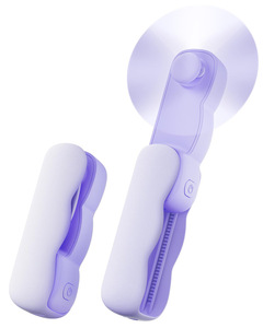 Ventilador de Mano Plegable Recargable por USB de Tamaño Compacto para Trabajadores de Oficina y Actividades al Aire Libre - Product Image 1