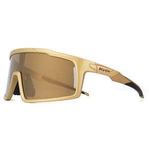 SCVCN Cycling Sunglasses Full Rim Polarized Mirror Lenses Windproof Outdoor Sport <b>Eyewear</b> for Men Women - Product Image 4