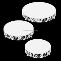 Soporte para Pasteles Dorado Hueco Creativo Europeo para Decoración de Mesa de Postres en Bodas, Personalizable