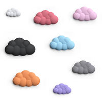 Support de poignet transfrontalier en coton à mémoire de forme et silicone pour clavier cloud et tapis de souris en cuir, vente en gros