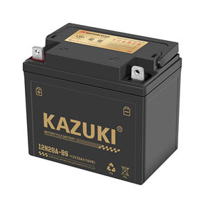 <span class=keywords><strong>KAZUKI</strong></span> prix d'usine vente en gros de haute qualité 12N28A batterie de démarrage de moto au plomb chargée à sec - Product Image 5