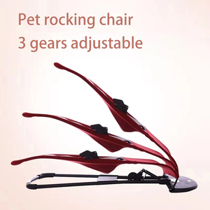 Mecedora para perros y gatos, cama reclinable portátil para cachorros, nido plegable, cómoda, suministros para mascotas - Product Image 3