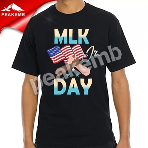 Iron On พิมพ์ Pu การถ่ายเทความร้อนมาร์ตินลูเธอร์คิง MLK จูเนียร์วันพิมพ์ไวนิลโอนสีดำประวัติศาสตร์เดือนความเสมอภาค - Product Image 4