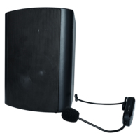 Sistema de megafonía OBT-9806 Studio Master Amplifier con altavoz IP con alimentación PoE