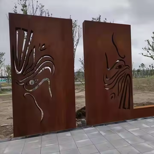 Paneles de Cerca Metálica para Jardín de Acero Corten Cortados con Láser Personalizados, Diseño Art Deco, Hechos en China, para Todas las Ocasiones - Product Image 4