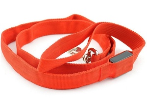 Correa de poliéster brillante para mascotas de 1,2 m, correa para perros al aire libre, arnés para perros intermitente Led, correa para <span class=keywords><strong>Collar</strong></span> - Product Image 6