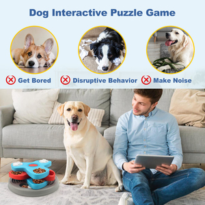Assiette interactive pour animaux de compagnie en PP de qualité alimentaire, distributeur de nourriture lent anti-étouffement, accessoires pour animaux de compagnie pour animaux qui mangent rapidement - Product Image 5
