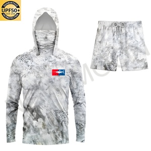 Camiseta de Pesca de Manga Larga con Protección UV UPF 50+ Personalizada, Camiseta de Secado Rápido para Hombre, Sudadera con Capucha de Camuflaje para Pesca - Product Image 3