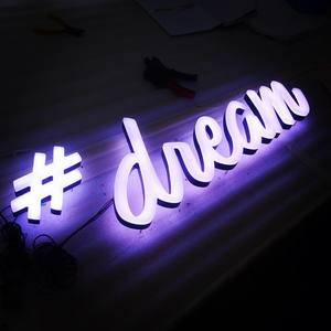Tùy chỉnh Acrylic Neon dấu hiệu nguồn cung cấp bên dẫn chiếu sáng dấu hiệu Acrylic chữ Neon cho cửa hàng ngoài trời trong nhà - Product Image 6