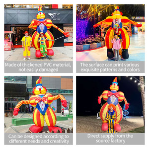 Tùy Chỉnh Halloween Inflatable Chú Hề Trang Phục Cho Lễ Hội Tổ Chức Sự Kiện Trang Trí Phục Sinh Inflatable Đi Bộ Chú Hề Cho Quảng Cáo Mục Đích - Product Image 2