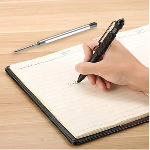 Bolígrafo Táctico Metálico Multifunción con Punta Táctil para Uso en Exteriores, Camping y Negocios - Product Image 1