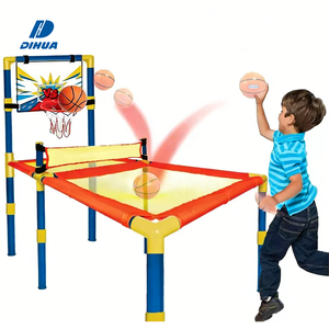 Jeu <span class=keywords><strong>de</strong></span> jeux <span class=keywords><strong>de</strong></span> rebond 3 en 1 Jouet <span class=keywords><strong>de</strong></span> <span class=keywords><strong>tennis</strong></span> <span class=keywords><strong>de</strong></span> <span class=keywords><strong>table</strong></span> pour enfant avec balle d'arcade et <span class=keywords><strong>basket</strong></span>-ball Sports d'intérieur Jeu familial - Product Image 1