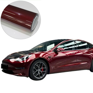 SAKUTA Haute Qualité <span class=keywords><strong>Dragon</strong></span> Sang Rouge Liquide Métal Film changeant de couleur PET Anti-Rayures Corps Couleur Autocollant De Voiture Vinyle Wrap Films - Product Image 6