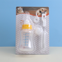 Dispositif d'alimentation pour animaux de compagnie de Type d'extrusion de Silicone étanche pliable de haute qualité pour chiot chien chat biberon d'allaitement