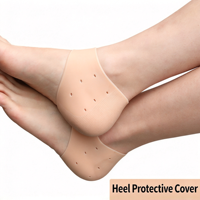 Protections de talon en silicone respirantes, couvre-talons, protection de la semelle, anti-fissures, anti-abrasion, coussinets pour les pieds pour hommes et femmes.