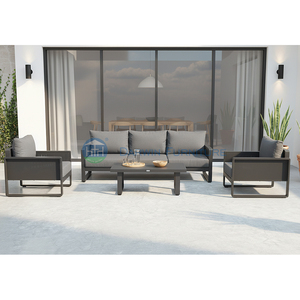 Canapé <span class=keywords><strong>de</strong></span> <span class=keywords><strong>jardin</strong></span> extérieur personnalisable <span class=keywords><strong>haut</strong></span> <span class=keywords><strong>de</strong></span> <span class=keywords><strong>gamme</strong></span> en aluminium pour hôtel, usage commercial, mobilier <span class=keywords><strong>de</strong></span> patio confortable - Product Image 2