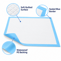 Protège-tapis jetables pour toilettes canines à drainage rapide, avec film protecteur anti-humidité pour l'entretien intérieur - Exportation directe usine