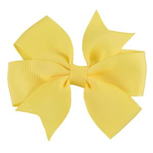 Pinzas para el pelo de cocodrilo hechas a mano con cinta de poliéster grosgrain, al por mayor, 8 cm, multicolor, para niñas - Product Image 3