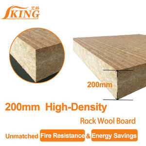 ISOKING wol batu penyerap suara dan wol Mineral tahan api dengan Foil aluminium, 25mm hingga 200mm 40kg/m3 hingga 200kg/m3 - Product Image 5