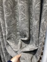 Cortinas Opacas de Chenilla Jacquard de Lujo, con Alto Nivel de Oscurecimiento, Estilo Retro de Lujo Ligero para Ventanas de Sala de Estar y Dormitorio