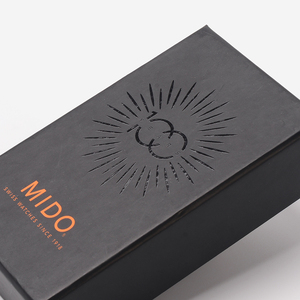 Hộp Giấy Bao Bì Quà Tặng Cứng Nhắc Cho Đồng Hồ Có Chèn Bọt Bán Buôn Biểu Tượng Dập Nổi Tại Chỗ UV Nắp Trên Và Cơ Sở <span class=keywords><strong>2</strong></span> Miếng - Product Image 2