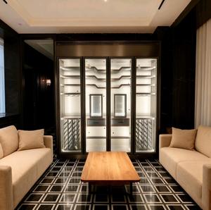 Réfrigérateurs à vin en acier inoxydable sur mesure, conçus pour les professionnels, armoires à vin thermostatées pour la maison, l'hôtel et le restaurant - Product Image 1