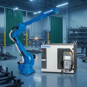 Robot de Soldadura Yaskawa AR3120 de Brazo Largo de 3120 mm con Posicionador y Riel para Celdas de Soldadura Automatizadas sin Necesidad de Programación - Product Image 1