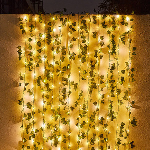 Cortina <span class=keywords><strong>Sol</strong></span> Habitación Navidad IP65 Impermeable Batería Powered Flash Cadena Plantación Luces decorativas Linternas Patio Atmósfera - Product Image 1