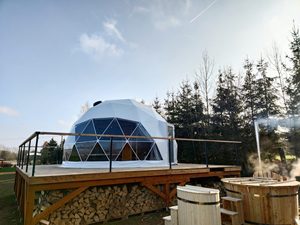 Tienda de campaña inflable de PVC de lujo impermeable en forma de tierra para deportes al aire libre Camping Picnics fiestas - Product Image 2