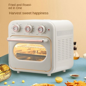 หม้อทอดไร้น้ำมัน18L 1700วัตต์3ลูกบิดทันสมัยตัวควบคุมเชิงกลสีเบจ1700แฟชันฝรั่งเศส18L หม้อทอดลมร้อน - Product Image 3