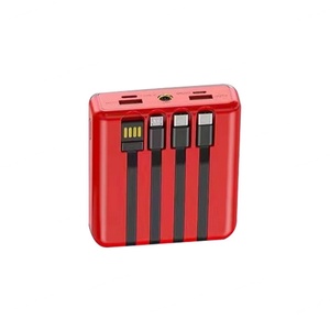 Batería Externa Portátil Mini de Alta Capacidad 3600mah-4500mah con Linterna LED, Entrada USB, Salida de 10W, Cables Incluidos - Product Image 5