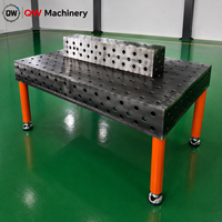 Table de soudage en acier flexible 3D nitruré, plateforme modulaire de fixation industrielle pour le soudage