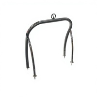 Barre de remorquage et tour de wakeboard en acier inoxydable Allshine Marine pour bateaux pontons et de pêche