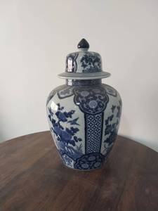 Vaso di fiori blu e bianco grande in <span class=keywords><strong>ceramica</strong></span> cinese vaso di zenzero vintage <span class=keywords><strong>per</strong></span> <span class=keywords><strong>orchidee</strong></span> - Product Image 2