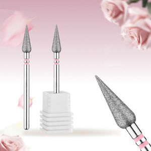 หัวเจียรเล็บแบบสอง<span class=keywords><strong>ด</strong></span>้าน <span class=keywords><strong>ส</strong></span>าม<span class=keywords><strong>ด</strong></span>้าน <span class=keywords><strong>ทรง</strong></span>เรียว แบบรัสเซีย พร้อมหัวเจียรสำหรับกำจัดหนังกำพร้า - Product Image 4