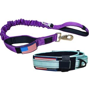 Kalung anjing taktis latihan tebal nilon hijau <span class=keywords><strong>Teal</strong></span> lapisan ganda kustom - Product Image 5