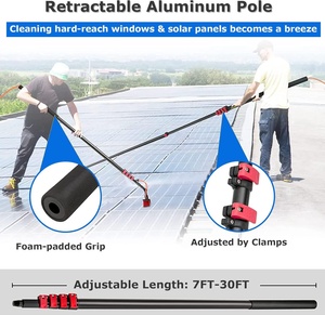 Hot bán cửa sổ làm sạch Kit Kính thiên văn cực để rửa cửa sổ nước ăn cực rửa bàn chải cho bảng điều khiển năng lượng mặt trời làm sạch - Product Image 4