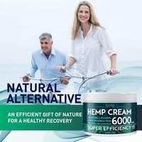 Crema de Cáñamo Orgánica de Alta Potencia 6000mg, Alivio del Dolor, Regeneración de la Piel, Fórmula Súper Eficaz, Calma Músculos y Articulaciones