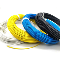 Cable de alto voltaje 3KV/6KV/10KV/20KV/30KV DC de alta temperatura 200 ° C 16AWG 18AWG 20AWG Cable de aislamiento de goma de silicona
