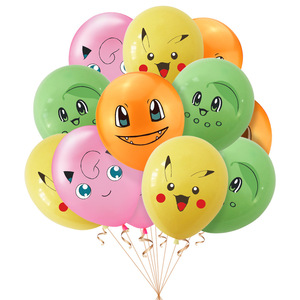 Figurines de dessins animés jaunes PlKA, film d'animation, joyeux <span class=keywords><strong>anniversaire</strong></span>, bannières et ballons de fête pour enfants, jouets, cadeaux pour la fête des enfants - Product Image 5