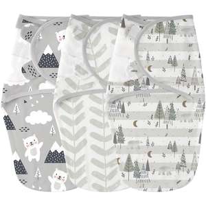 Soft MaterialBaby <b>Swaddle</b> <b>Blanket</b> <b>Newborn</b> Adjustable <b>Swaddles</b> 2-Way Zipper Sleep Sack - Product Image 5