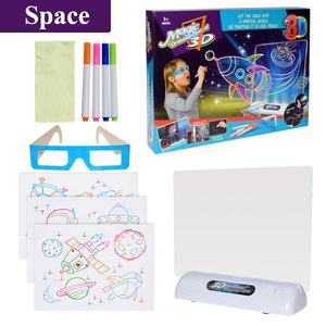 Il bordo della luce del disegno del giocattolo 3D ha condotto il tavolo da disegno magico per i bambini - Product Image 6