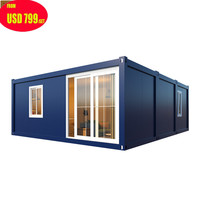 Maisons de conteneurs d'expédition modulaires préfabriquées 20ft casas modulares prefabricadas fabricant de maisons préfabriquées