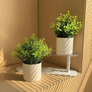 प्लास्टिक सिम्युलेटेड बोन्साई फूल पोटेड प्लांट ऑफिस डेस्कटॉप लिविंग रूम नेordic लक्जरी इंस्टैग्राम एक्सेसरीज़ फोटोग्राफी प्रोप्स - Product Image 4